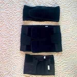 Maternity belly band with lumbar support